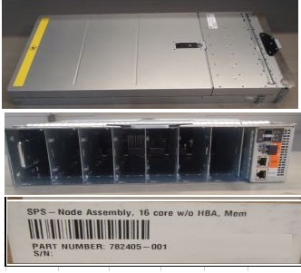 HPE 3PAR STORESERV 20450 2X8 CORE 2.5GHZ 192GB CONTROL 256GB 782405-001 Node Assembly, 16 core  